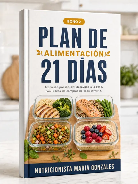 Tapa del libro Plan de Alimentación 21 Días