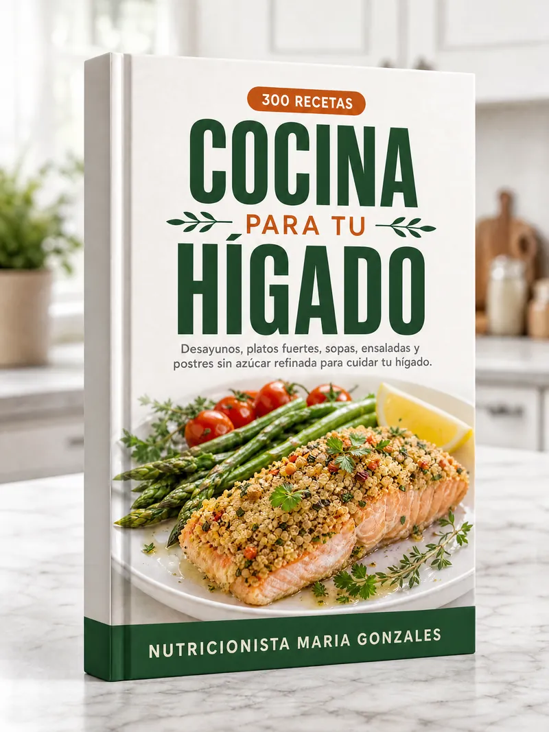 El recetario Cocina para tu Hígado, 300 recetas, de la nutricionista Maria Gonzales